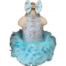 Infant/toddler/baby/children/kids Girl's glitz Pageant evening/prom Dress/clothing  G284BB