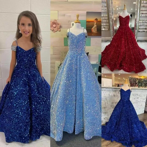 Jenniferwu Custom Made Girl Gown Dress Wedding Party Evening Pegeant Dance GownDHG106