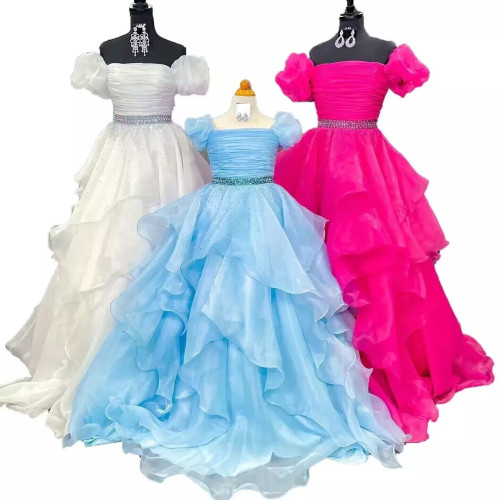 Jenniferwu Custom Made Girl Gown Dress Wedding Party Evening Pegeant Dance GownDHG121