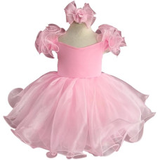 Infant/toddler/baby/children/kids Girl's natural Pageant evening/prom Dress/clothing EB053pink