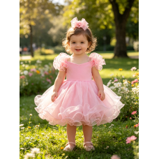 Infant/toddler/baby/children/kids Girl's natural Pageant evening/prom Dress/clothing EB053pink Infant/toddler/baby/children/kids Girl's natural Pageant evening/prom Dress/clothing EB053pink