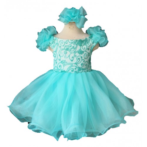 Infant/toddler/baby/children/kids Girl's Pageant evening/prom Dress/clothing 1-6T EB1130NN