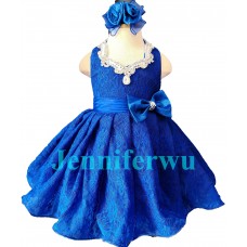 Infant/toddler/baby/children/kids Girl's  Pageant evening/prom Dress/clothing  EB1211Royal