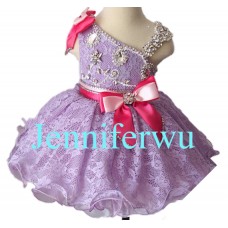 Infant/toddler/baby/children/kids Girl's glitz Pageant evening/prom Dress/clothing  EB2008D