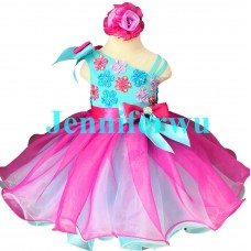 Infant/toddler/baby/children/kids Girl's natural  Pageant evening/prom Dress/clothing  EB2008FL