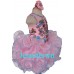 Infant/toddler/baby/children/kids Girl's glitz Pageant evening/prom Dress/clothing 1~6TEB205-1