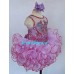 Infant/toddler/baby/children/kids Girl's glitz Pageant evening/prom Dress/clothing  EB205-2