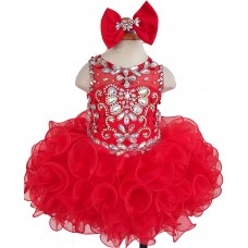 15 color available --Infant/toddler/baby/children/kids Girl's  glitz pageant  Dress/clothing  EB205A