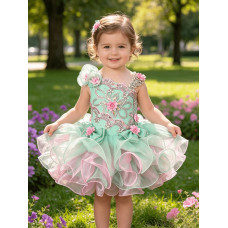 Infant/toddler/baby/children/kids Girl's glitz Pageant evening/prom Dress/clothing  G003AS