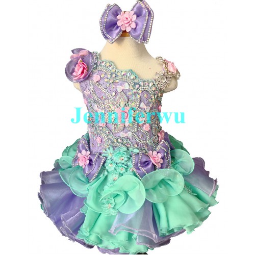 Infant/toddler/baby/children/kids Girl's glitz Pageant evening/prom Dress/clothing  G003LA