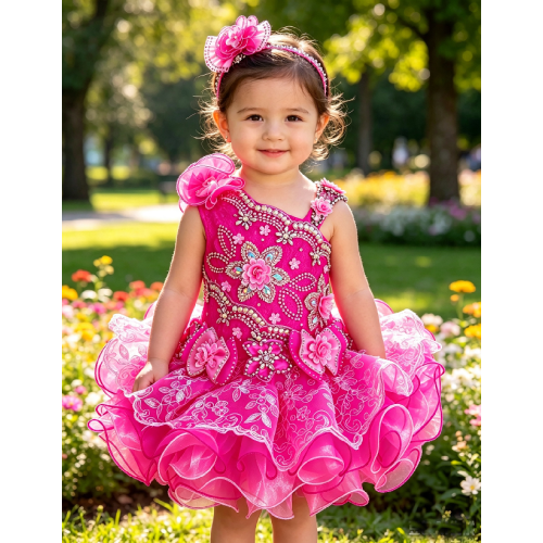 Infant/toddler/baby/children/kids Girl's glitz Pageant evening/prom Dress/clothing  G003NP