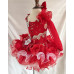 Infant/toddler/baby/children/kids Girl's glitz Pageant evening/prom Dress/clothing  G003Red