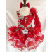 Infant/toddler/baby/children/kids Girl's glitz Pageant evening/prom Dress/clothing  G003Red