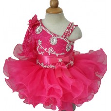 Infant/toddler/baby/children/kids Girl's glitz Pageant evening/prom Dress/clothing  G008-12