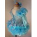 one detachble sleeve--Infant/toddler/baby/children/kids Girl's glitz Pageant evening/prom Dress/clothing 1~7T G011