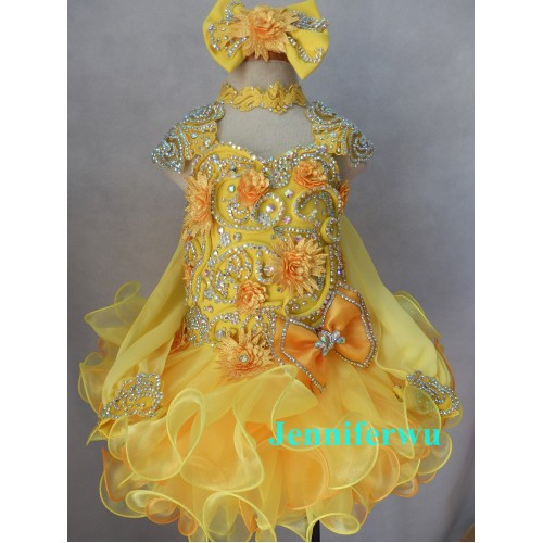  fabulous Infant/toddler/baby/children/kids Girl's  glitz pageant  Dress/clothingG013A