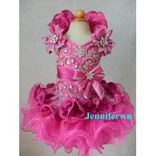 Infant/toddler/baby/children/kids Girl's  glitz pageant  Dress/clothing  G015