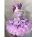 Infant/toddler/baby/children/kids Girl's Pageant evening/prom Dress/clothing 1-6T G015 LILAC