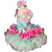 Infant/toddler/baby/children/kids Girl's  glitz pageant  Dress/clothing  G015NC with removble shoulder bow