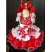 Infant/toddler/baby/children/kids Girl's Pageant evening/prom Dress/clothing 1-6T G015 RED