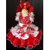 Infant/toddler/baby/children/kids Girl's Pageant evening/prom Dress/clothing 1-6T G015 RED