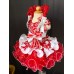 Infant/toddler/baby/children/kids Girl's Pageant evening/prom Dress/clothing 1-6T G015 RED