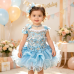 Infant/toddler/baby/children/kids Girl's natural Pageant evening/prom Dress/clothing  G016B