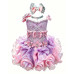 Infant/toddler/baby/children/kids Girl's glitz Pageant evening/prom Dress/clothing 1-6T G016LP