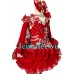 15 color available --2 pieces Infant/toddler/baby/children/kids Girl's  glitz pageant  lace Dress/clothingG018A