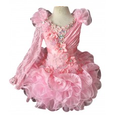 Infant/toddler/baby/children/kids Girl's Pageant evening/prom Dress/clothing 1-6T G018 PINK