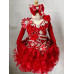 Infant/toddler/baby/children/kids Girl's Pageant evening/prom Dress/clothing 1-6T G018 RED Infant/toddler/baby/children/kids Girl's Pageant evening/prom Dress/clothing 1-6T G018 RED