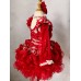 Infant/toddler/baby/children/kids Girl's Pageant evening/prom Dress/clothing 1-6T G018 RED