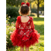 Infant/toddler/baby/children/kids Girl's Pageant evening/prom Dress/clothing 1-6T G018 RED Infant/toddler/baby/children/kids Girl's Pageant evening/prom Dress/clothing 1-6T G018 RED