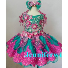  fabulous  Infant/toddler/baby/children/kids Girl's  glitz pageant  Dress/clothingG021