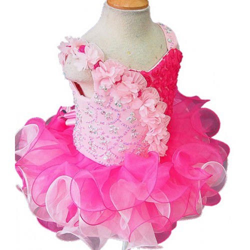 Infant/toddler/baby/children/kids Girl's glitz Pageant evening/prom Dress/clothing  G025-3