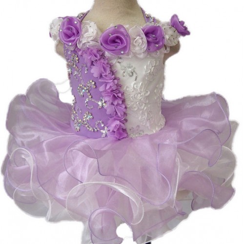 Infant/toddler/baby/children/kids Girl's glitz Pageant evening/prom Dress/clothing  G025-5