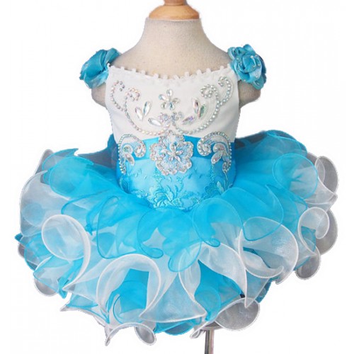 Infant/toddler/baby/children/kids Girl's glitz Pageant evening/prom Dress/clothing  G026-6