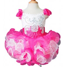 Infant/toddler/baby/children/kids Girl's glitz Pageant evening/prom Dress/clothing  G026-7