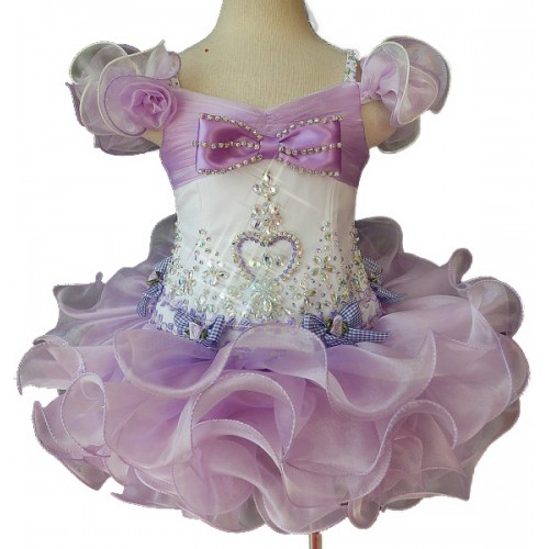 Infant/toddler/baby/children/kids Girl's glitz Pageant evening/prom Dress/clothing  G029