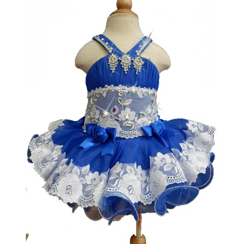 Infant/toddler/baby/children/kids Girl's glitz Pageant evening/prom Dress/clothing  G032-1