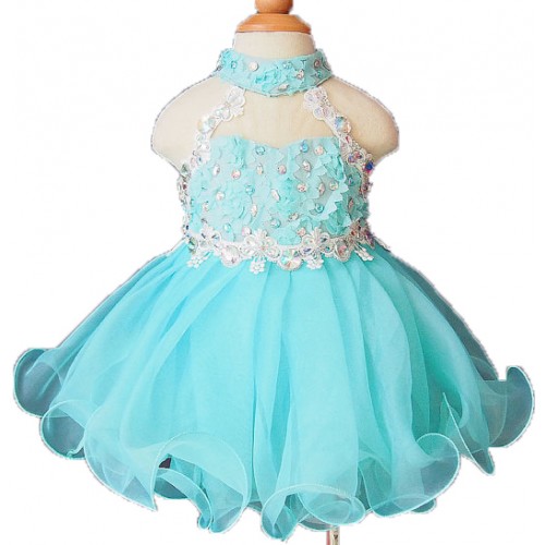 Infant/toddler/baby/children/kids Girl's glitz Pageant evening/prom Dress/clothing  G035-3