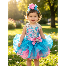 Infant/toddler/baby/children/kids Girl's glitz Pageant evening/prom Dress/clothing  G037BP