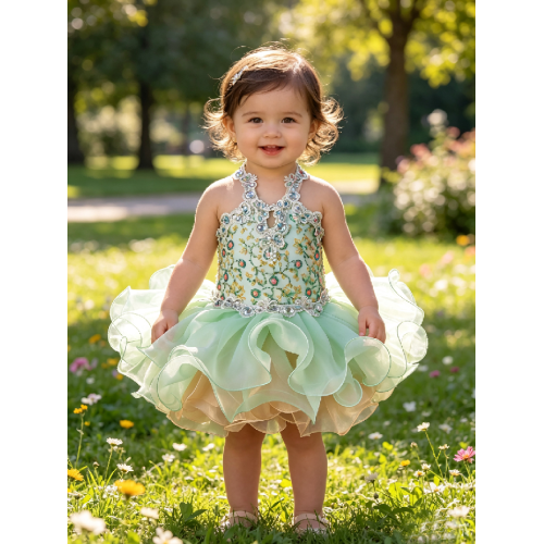Infant/toddler/baby/children/kids Girl's Pageant evening/prom Dress G040-8 Infant/toddler/baby/children/kids Girl's Pageant evening/prom Dress G040-8