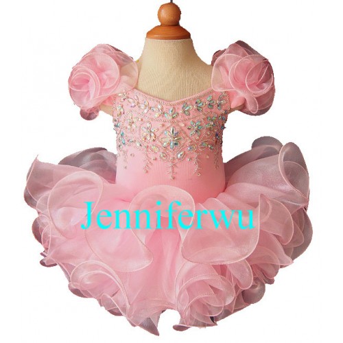 Infant/toddler/baby/children/kids Girl's glitz Pageant evening/prom Dress/clothing  G053-1