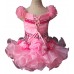  Infant/toddler/baby/children/kids Girl's glitz Pageant evening/prom Dress/clothing 1~7T G060