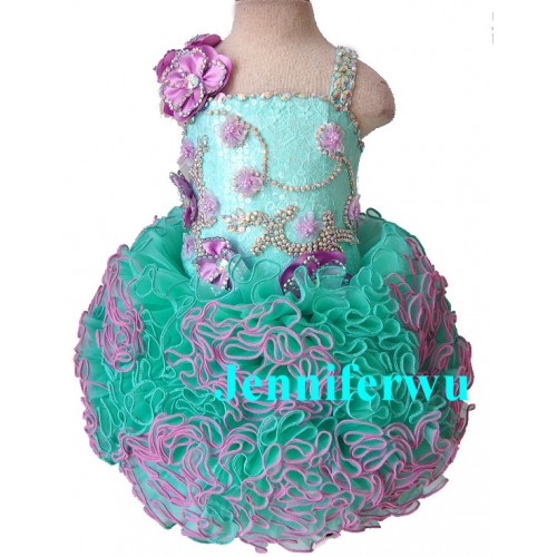  Infant/toddler/baby/children/kids Girl's  Pageant evening/prom Dress/clothing 1~7T G063-3