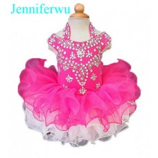 Infant/toddler/baby/children/kids Girl's glitz Pageant evening/prom Dress/clothing  G069-1