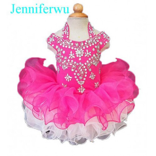 Infant/toddler/baby/children/kids Girl's glitz Pageant evening/prom Dress/clothing  G069-1