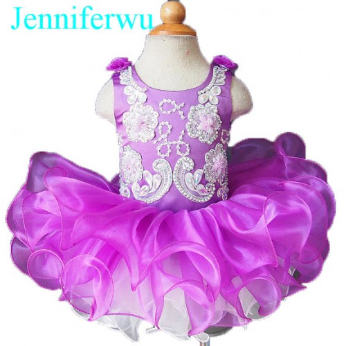 Infant/toddler/baby/children/kids Girl's glitz Pageant evening/prom Dress/clothing  G070-1