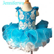 Infant/toddler/baby/children/kids Girl's glitz Pageant evening/prom Dress/clothing  G070-4